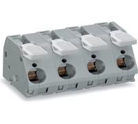 Bloc de connexion à ressort WAGO 6,00 mm², 4 pôles, 2716-204, WAGO, gris, 20 pièces