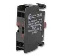 BLOC DE CONTACT, PINCE, AFFLEURANT, 1NO M22-CK10 (EATON MOELLER) Quantité X 1
