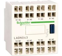 Bloc de contacts auxiliaires Schneider Electric, 4 pôles, raccordement à ressort LADN043