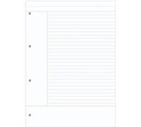Bloc de cours - A4 - Lignes - 90g - 100 feuilles - Cornell notes - Clairefontaine