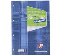 Bloc de cours de 300 pages Clairefontaine Petits carreaux G