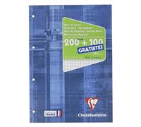 Bloc de cours de 300 pages Petits carreaux