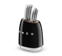 Bloc de couteaux SMEG Noir KBSF02BL