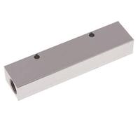 Bloc de distribution en aluminium 2xG 3/8'' x 4xG 1/8'' unilatéral 16 bar