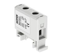 Bloc de distribution F. AL/CU Convient 1,5 à 16 mm2 - gris 5 broches. 1000 V AC/DC Pince isolée OTL 16 maa1 016 a10 Morek 3736