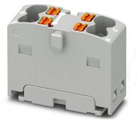 Bloc de distribution Phoenix Contact 0,14 mm² - 2,5 mm², 450 V, courant nominal 17,5 A, 4 bornes, lot de 30 pièces.