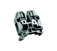 Bloc de jonction 16mm² - Borne ER16 Grise - 85A Max - Connexion à vis section max 25mm² - Montage sur rail DIN