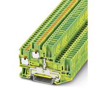 Bloc de jonction à 2 étages pour conducteur protection Contenu: 50 pc(s) Phoenix Contact PTTB 2,5/2P-PE 3210897