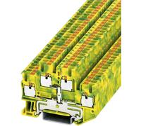 Phoenix Contact Bloc de jonction à 2 étages PTTB 2,5-PE Vert/jaune 0,14-4 mm², 5,2 mm Lot de 1