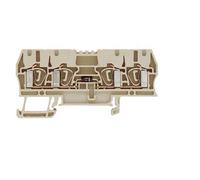 Bloc de jonction avec composant Weidmüller ZDU 2.5/2X2AN/D+ 1650340000 beige foncé 20 pc(s)