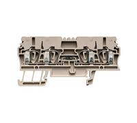 Bloc de jonction avec composant Weidmüller ZDU 2.5/2X2AN/D- 1650350000 beige foncé 20 pc(s)