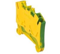 bloc viking 3 - 1 jonction - 1 entrée / 1 sortie - 4 mm² - vert jaune - a ressort - p6
