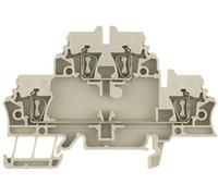 Bloc de jonction double étage Weidmüller ZDK 2.5 1674300000-50 beige foncé 50 pc(s)