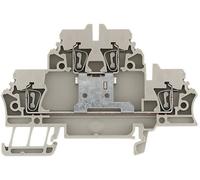 Bloc de jonction double étage Weidmüller ZDK 2.5V 1689990000-1 beige foncé 1 pc(s)