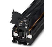 Bloc de jonction porte-fusible à levier Phoenix Contact PT 4-HESILA 250 (5X20) 3211907 noir 50 pc(s)