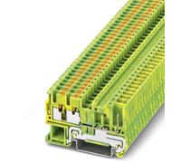 Bloc de jonction pour conducteur de protection Phoenix Contact PT 2,5-TWIN/1P-PE 3209659 vert, jaune 50 pc(s)