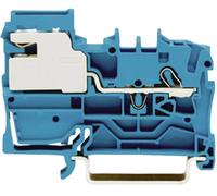 Bloc de jonction sectionnable WAGO 2002-7114 5.20 mm ressort de traction Affectation: N bleu
