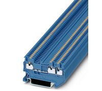 Bloc de jonction simple Phoenix Contact PT 1,5/S-TWIN BU 3208168 bleu 50 pc(s)