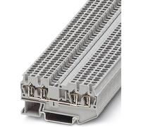 Bloc de jonction simple Phoenix Contact ST 1,5/S-QUATTRO 3213124 gris 50 pc(s)