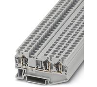 Bloc de jonction simple Phoenix Contact ST 4-TWIN 3031393 gris 50 pc(s)