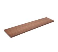Bloc de Noyer Brut Carré pour Menuisiers et Bricolage, 3/8 Po | Bois Dur Massif, Grain Visible, Teinte Café, pour Assemblages à Tenon et Meubles sur Mesure