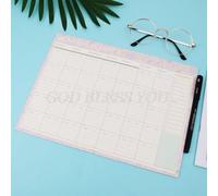 Bloc De Papier Mensuel De 20 Feuilles, Fournitures Scolaires Et De Bureau Pour Planificateur Et Agenda À Faire Soi-Même, Cadeaux, Livraison Directe