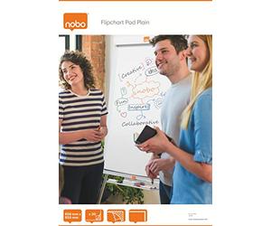 Bloc de papier paperboard 60g/m², blanc, 650 x 955 mm, lot de 20 feuilles, 1901631