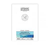Bloc De Papier Pour Aquarelle - A5 - 12 Feuilles - 200g - Lefranc Bourgeois