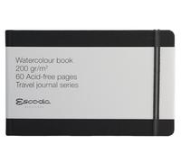 Bloc de papier pour aquarelle, format A5, 200g, 60 feuilles, grain fin, dimensions 21x13,5 cm