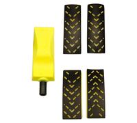 Bloc de ponçage avec poignée et ventouse, compatible avec les papiers abrasifs de 70 x 198 mm