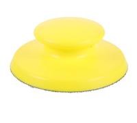 Bloc de Ponçage Manuel Jaune en PU Mousse, Poignée Ergonomique | Support Portable, Prise Confortable, Résistant à L'usure, pour Carrosserie, Automobile, Bois et Parquet