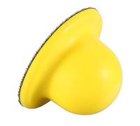 Bloc de Ponçage Mousse 5 Pouces, Sangle Auto - Adhésive, Anti - Poussière - Poignée Confortable, Compatible avec Papiers Abrasifs Suède, Usage Polyvalent (4 pouces (ID 102 mm, épaisseur 3,8 mm))