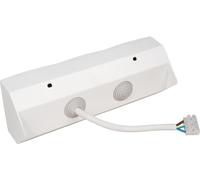 Bloc de prises McPower "Flair", en saillie, blanc, 2x contact de protection + 2x USB