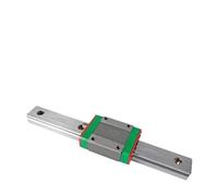 Bloc de Rail linéaire MGN15H, largeur 15mm, glissière de guidage linéaire 100mm 200mm 300mm 400mm 500mm for imprimante 3D CNC, 1 pièce