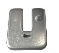 Bloc de réglage de tendeur de tronçonneuse pour scie électrique, outil de tension de chaîne en alliage compatible avec les modèles de 20, 25, 30, 50, 40, 6 cm, argent (B)