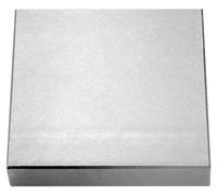Bloc de support en acier de 4"x4"x3/4", plat, servant d'enclume pour la bijouterie