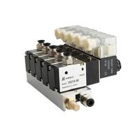 Bloc de vannes solénoïdes électromagnétiques normalement fermées 3V210-08-NC, électrovanne confluence, 24 V CC, 110 CA, 220, 3 ports