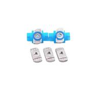 Bloc D'écrou À Ressort En Acier Inoxydable 304/316 M6-M12 | Bloc De Pression À Écrou Diamanté À Oreilles En Plastique(M12X8 10pcs)