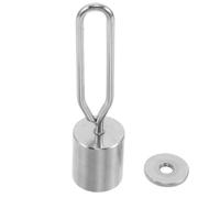 Bloc D'équilibre à Brochette 180g en Acier Inoxydable pour Rôtissoire | Contrepoids Argenté, Surface Lisse et Entretien Rapide, pour Barbecue au Charbon et Kit de Tournebroche