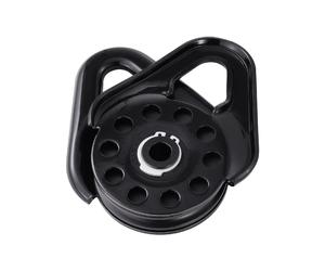 Bloc déracinement 14,5T, poulie mouflage, corde 9,5mm, compact, récupération