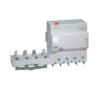 Bloc différentiel adaptable DX3 4P 400V~ - 125A - typeAC 30mA - pour disj 1,5 module/pôle