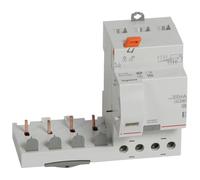 Bloc différentiel adaptable DX3 4P 400V~ - 40A - typeF 300mA - pour disj 1 module/pôle