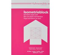 Bloc d'impression isométrique A3, 50 feuilles, 80 g/m², blanc, surface lisse