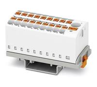 Bloc Distributeur - Phoenix Contact - Ptfix 6-18x2,5-Ns35 Wh - 0.14 Mm² - 2.50 Mm² - Blanc