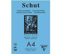 Bloc Aquarelle Schut Clairefontaine Papier Petit Grain Blanc A4 40 Feuilles