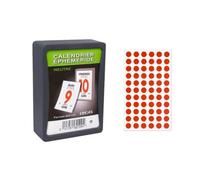 Bloc éphéméride LECAS 6x9 cm neutre 2027 + pastilles repérage | Année 2027 - Bloc à Effeuiller