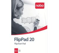 Bloc flipchart quadrillé 671x965mm 20 feuilles blanc.