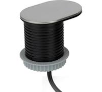 Bloc Gliss encastrable 16A + USB C INOX - Otio
