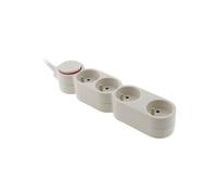 Zenitech bloc multiprise 4 prises - Blanc
