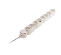- Bloc Home 8 prises 16A 2P+T câble 1,5m - Blanc